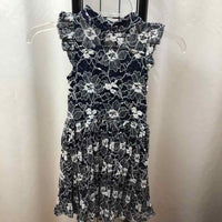 Ava & yelly Navy Lace Child Size 7 Girl's Dress