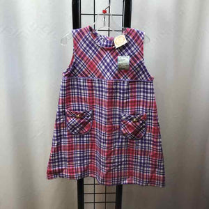 Beaufort Bonnet Co. Purple Plaid Child Size 6 Girl's Dress