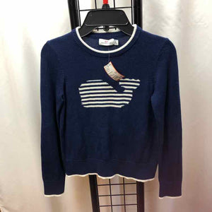 Vineyard vines Navy Logo Child Size 10/12 Girl's Sweater