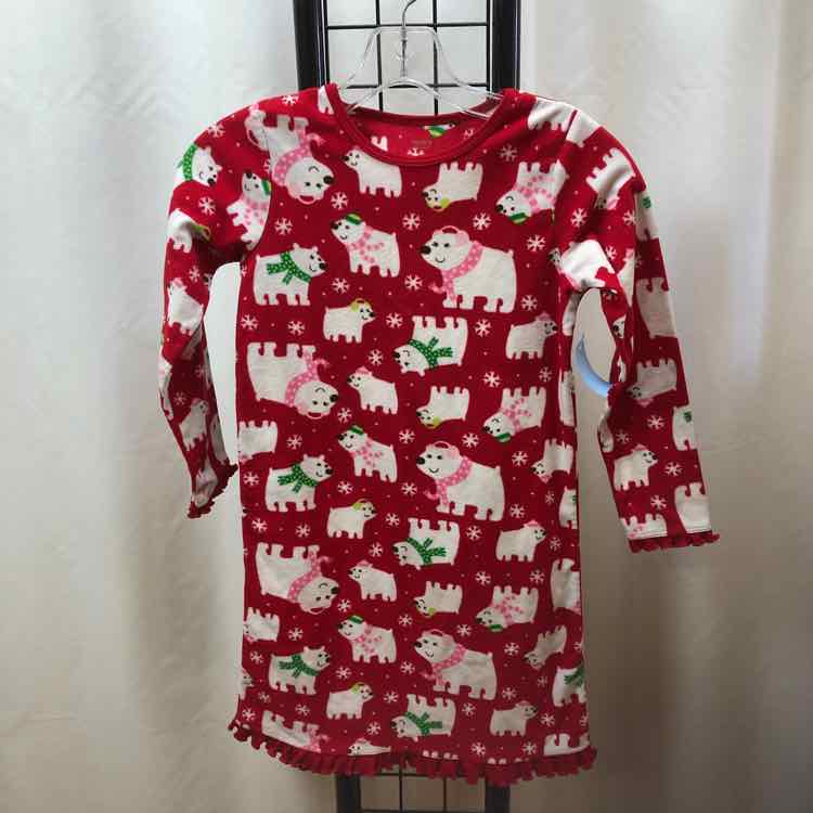 Carter's Red Patterned Child Size 6 Girl's Pajamas