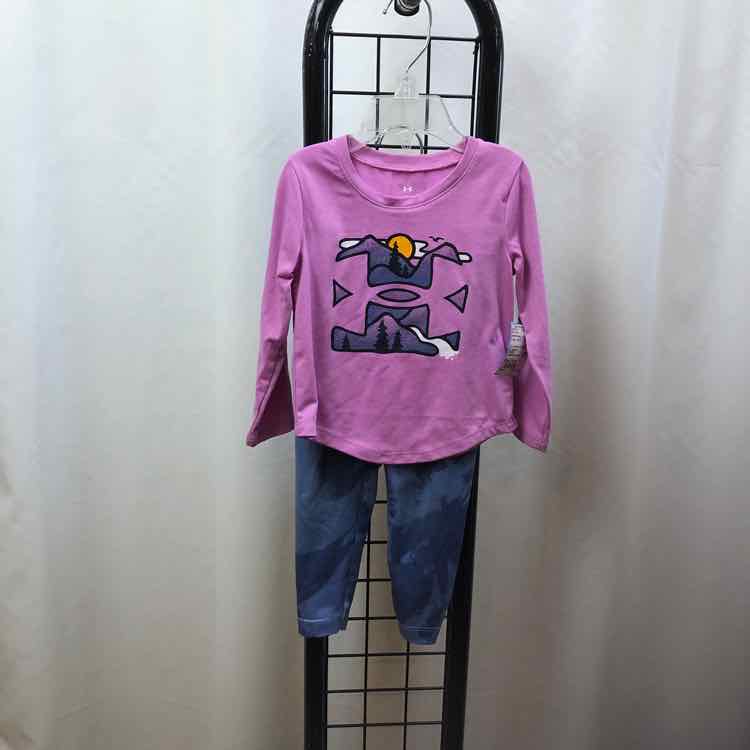 Under Armour Purple Graphic Child Size 18 m Girl's Outfit