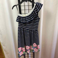 Abercrombie Navy Stripe Child Size 12 Girl's Dress