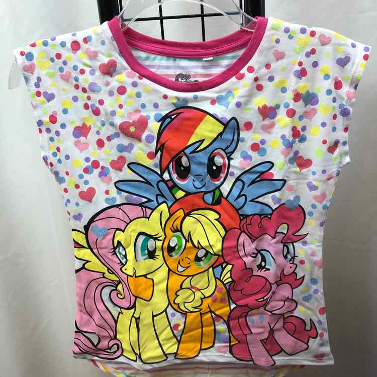 FINE White Character Child Size 10 Girl's Shirt