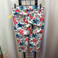 Children's Place White Floral Child Size 12 Girl's Pants
