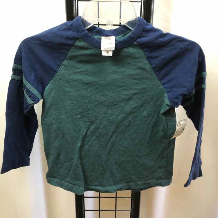 Hanna Andersson Green Solid Child Size 6/7 Boy's Shirt