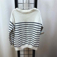 Hope & Henry Black Stripe Child Size 4/5 Boy's Sweater