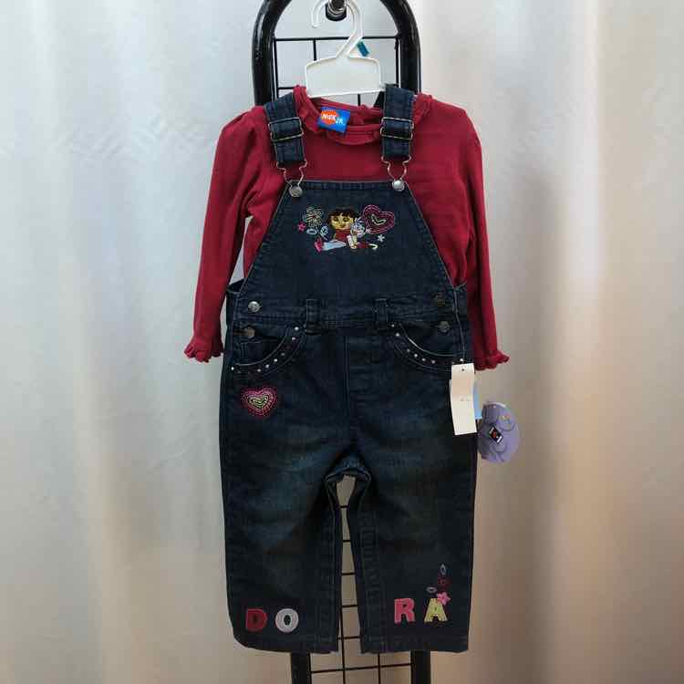 Nickelodeon Red Cable knit Child Size 24 m Girl's Outfit