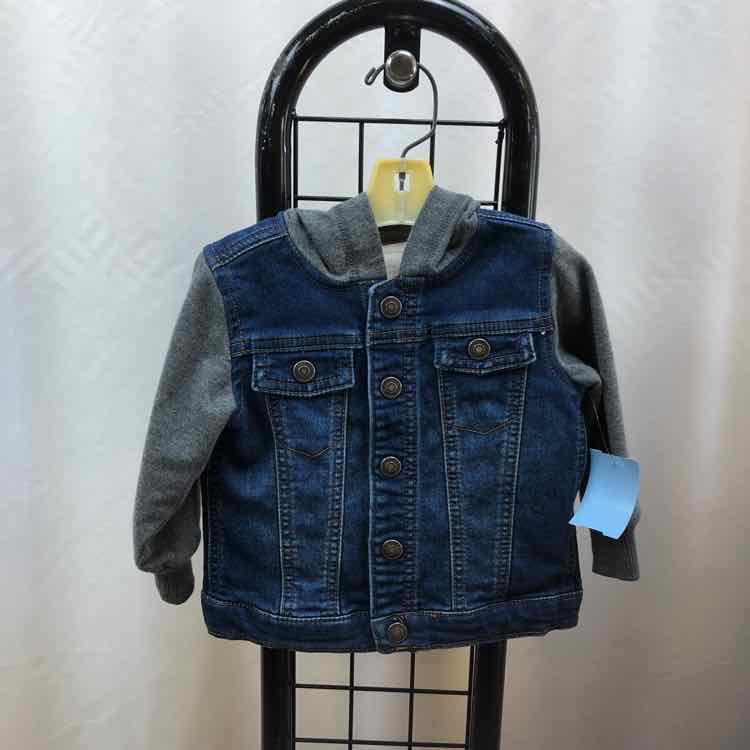 First Impressions Denim Solid Child Size 12 m Boy's Jacket