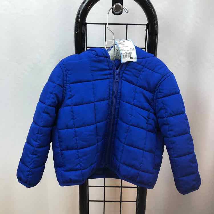 Janie and Jack Blue Quilted Child Size 12-18 m Boy's Outerwear