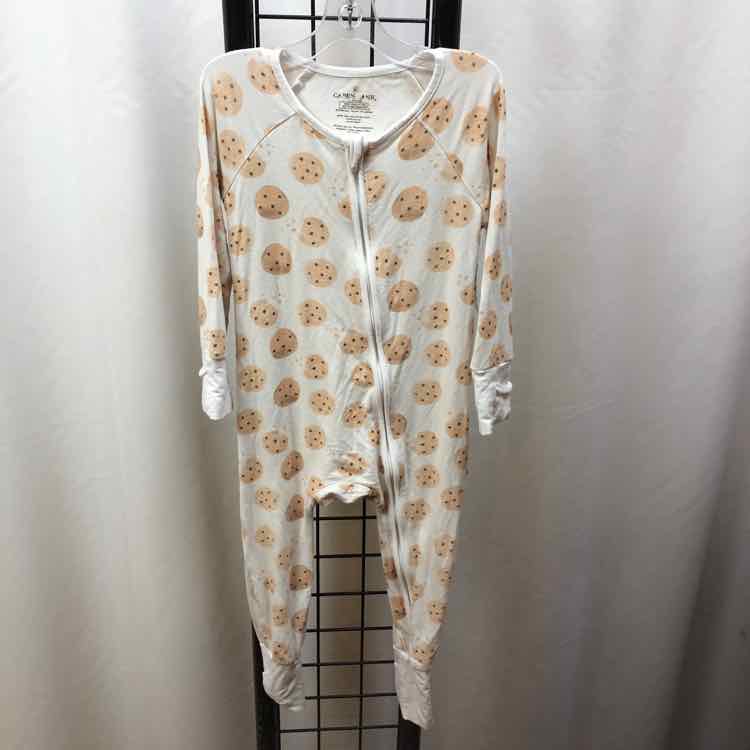 Caden Lane White Patterned Child Size 12-18 m Girl's Pajamas