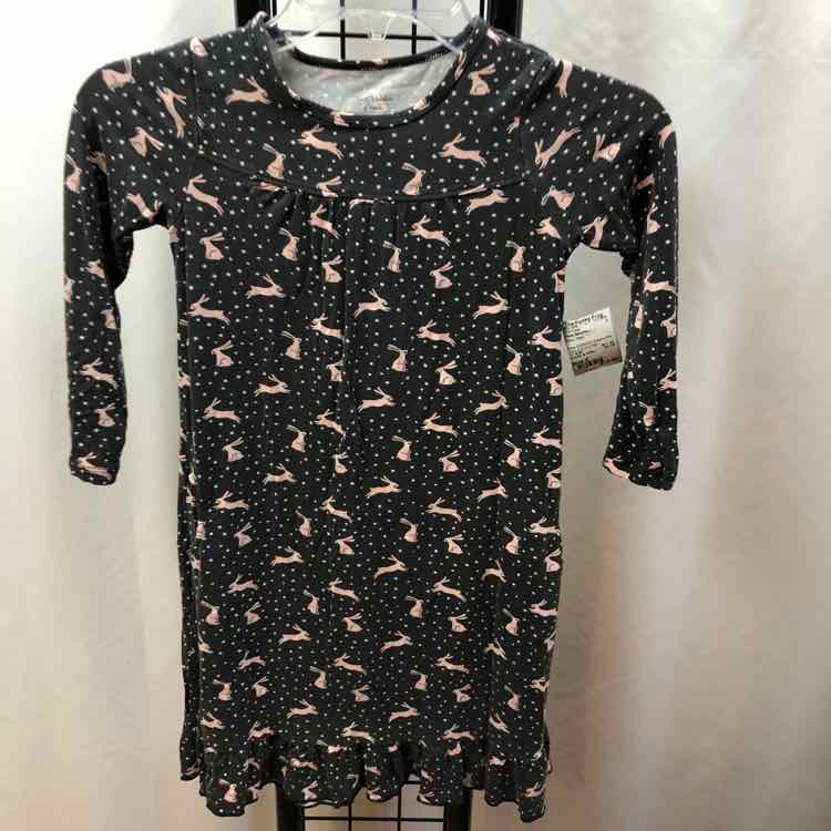 Sweet Bamboo Black Stars Child Size 6 Girl's Dress