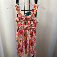 Matilda Jane Pink Floral Child Size 4 Girl's Dress