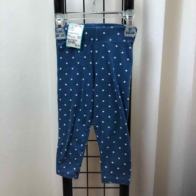 Mini Boden Blue Dotted Child Size 18-24 m Girl's Leggings
