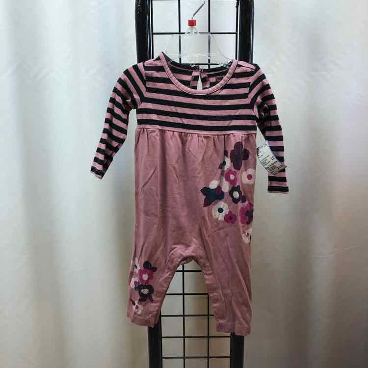 Tea Pink Stripe Child Size 3-6 Months Girl's Outfit