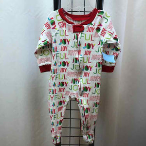 Wonder Shop White Christmas Child Size 6-9 m Girl's Pajamas