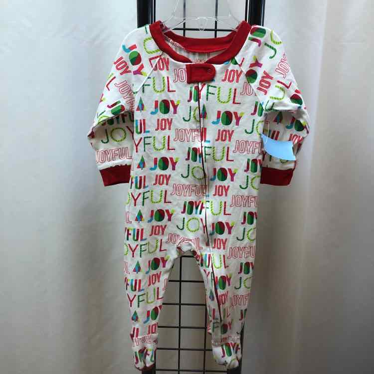 Wonder Shop White Christmas Child Size 6-9 m Girl's Pajamas