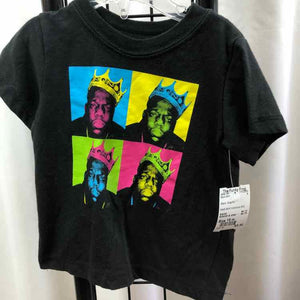 Black Graphic Child Size 18 m Boy's Shirt