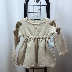 Rabbit + Bear Tan Solid Child Size 4 Girl's Shirt