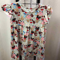 Baby Blue Patterned Child Size 6/7 Girl's Dress