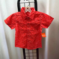 Yonk 46 Red Animal Print Child Size 4 Boy's Shirt