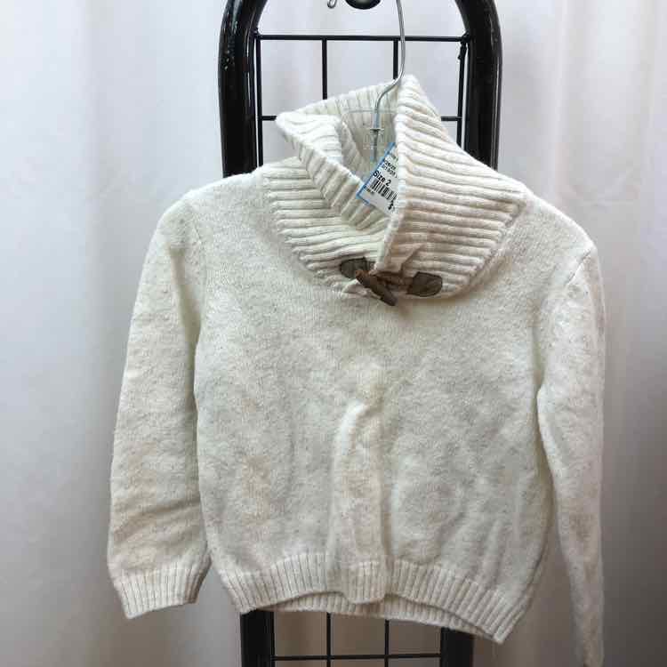 Janie and Jack White Flecked Child Size 2 Boy's Sweater