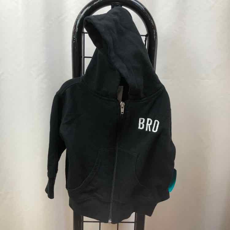 Rabbit Skins Black Embroidered Child Size 18 m Boy's Sweatshirt