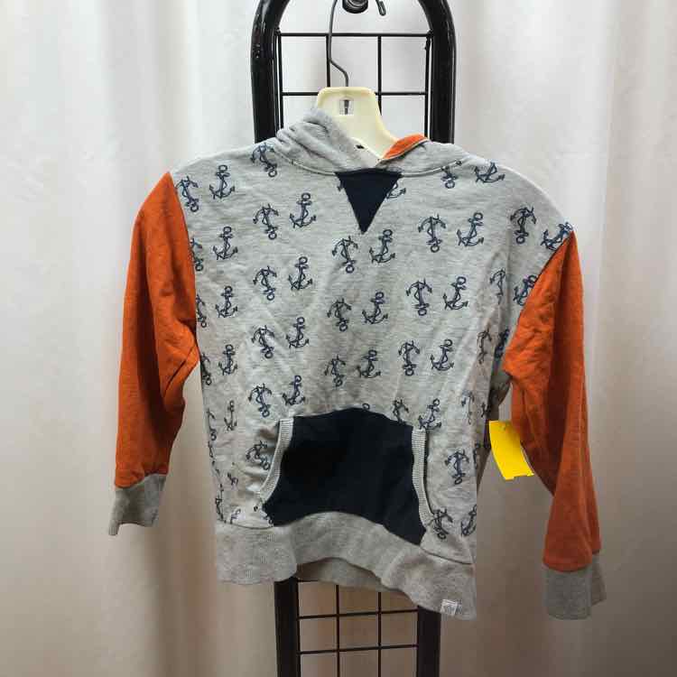 rockin baby Gray Patterned Child Size 6/7 Boy's Sweatshirt