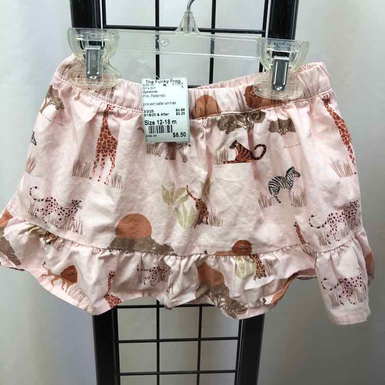 Gymboree Pink Patterned Child Size 12-18 m Girl's Skirt