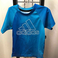 Adidas Baby Blue Logo Child Size 12 Boy's Shirt