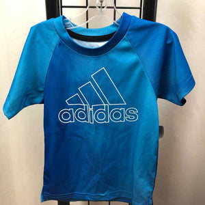 Adidas Baby Blue Logo Child Size 12 Boy's Shirt