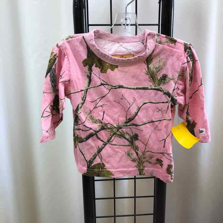 Pink Camoflage Child Size 3-6 Months Girl's Shirt