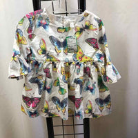 Gymboree White Patterned Child Size 5/6 Girl's Shirt