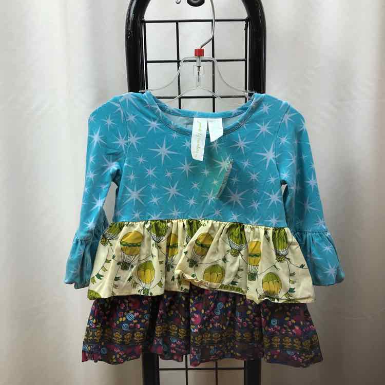Matilda Jane Blue Stars Child Size 2 Girl's Shirt
