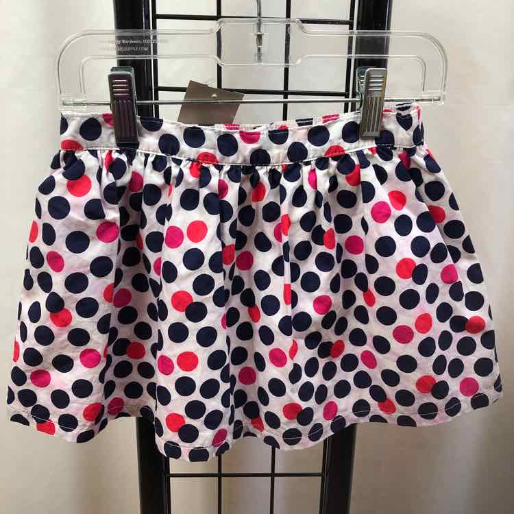 Gymboree White Dotted Child Size 4 Girl's Skirt