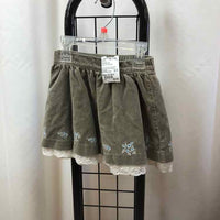 Janie and Jack Gray Embroidered Child Size 12-18 m Girl's Skirt