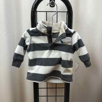 Carter's Gray Stripe Child Size 3 m Boy's Sweatshirt