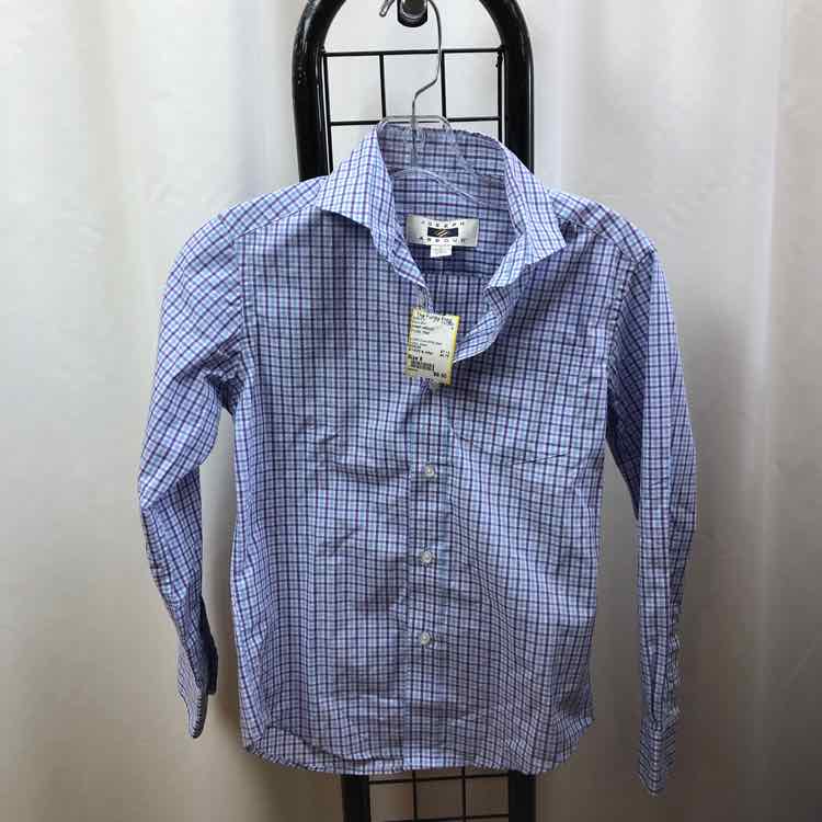 joseph abboud Purple Plaid Child Size 8 Boy's Shirt