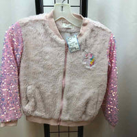 Welaken Pink Sequin Child Size 7/8 Girl's Jacket/Blazer
