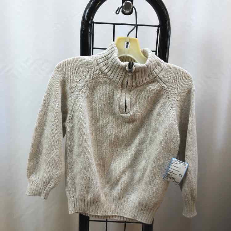 crazy 8 Tan Heathered Child Size 3 Boy's Sweater