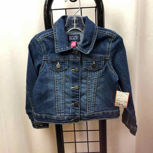 Children's Place Denim Solid Child Size 3 Girl's Jacket/Blazer