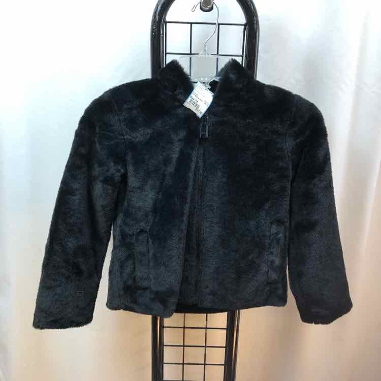 Cat & Jack Black Solid Child Size 7/8 Girl's Outerwear