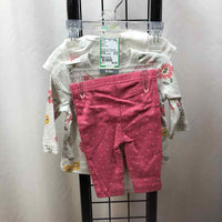 Carter's White Floral Child Size 0-3 m Girl's Outfit
