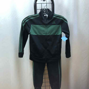 Adidas Black Solid Child Size 6 Boy's Jogging Suit