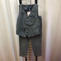 Andy & Evan Gray Plaid Child Size 4 Boy's Outfit