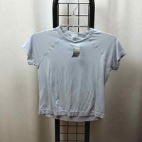 Athelta Girl Baby Blue Solid Child Size 12 Girl's Shirt