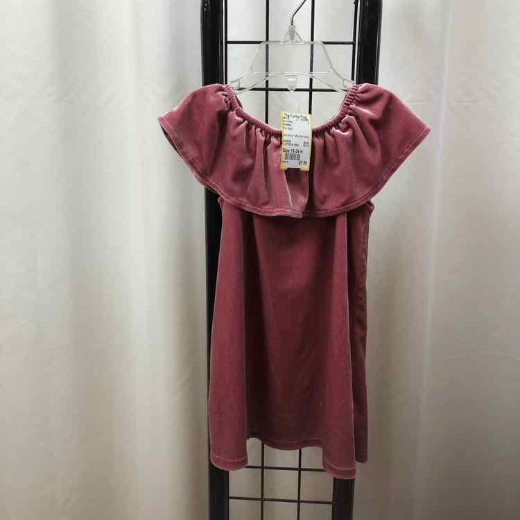 Old Navy Pink Solid Child Size 18-24 m Girl's Dress
