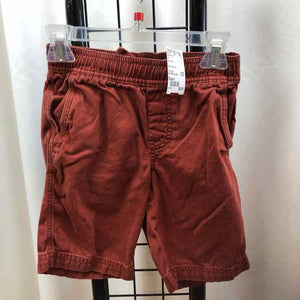Tea Red Solid Child Size 6 Boy's Shorts