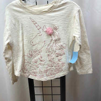 Gap White Graphic Child Size 4 Girl's Shirt