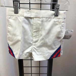 Carl Michaels White Solid Child Size 4 Boy's Shorts