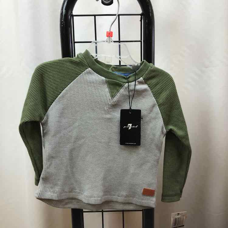 7 for all mankind Gray Solid Child Size 12 m Boy's Shirt